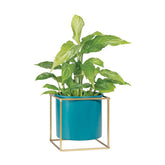 Метална стойка за кашпа висока GRINO GM40-20458 - зелен I Мебели VOX