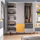 Гардероб трикрилен CONCEPT II на VOX Полша от Мебели VOX