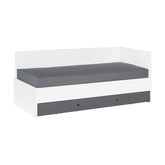 Легло с повдигащ механизъм 90х200 CONCEPT - бяло и графит на VOX Полша от Мебели VOX