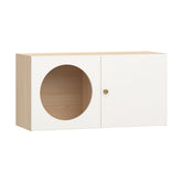 Широк рафт за стена RELI с две врати с отвор | Мебели VOX