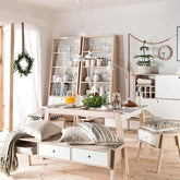 Разтегателна маса SPOT - акация/бял