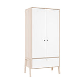 Двукрилен гардероб Spot (Baby) – акация/бял