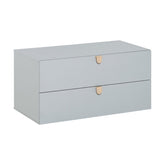 Скрин с чекмеджета нисък STIGE - сив I Мебели VOX