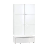 Библиотека 106 x 95-затворена с платформа с чекмедже-YOUNG USERS I Мебели VOX