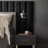 Тапициран панел Vilo REGULAR 2 15X60 BLACK на VOX Полша от Мебели VOX