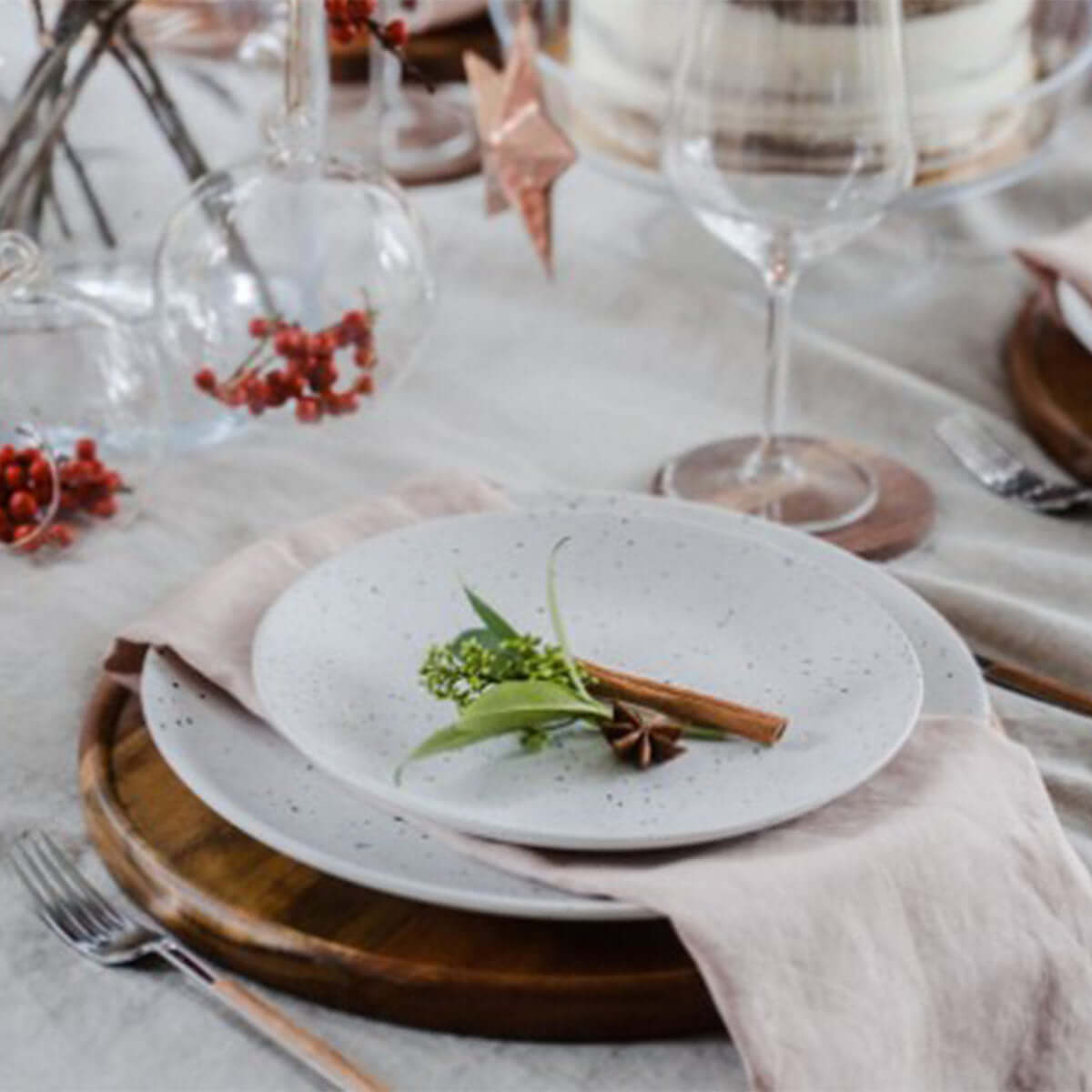 Голяма чиния PULVE 86213L-P17367D1 комплект от 2 части | Мебели VOX