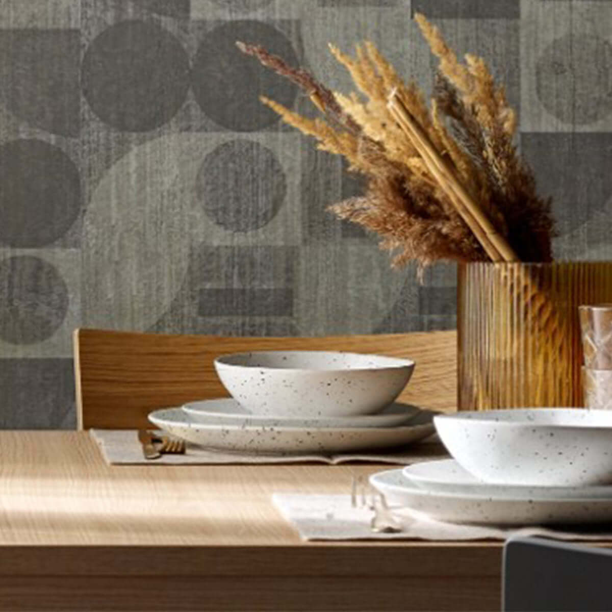 Голяма чиния PULVE 86213L-P17367D1 комплект от 2 части | Мебели VOX