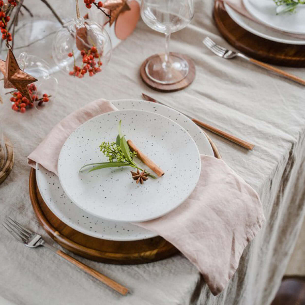 Голяма чиния PULVE 86213L-P17367D1 комплект от 2 части | Мебели VOX