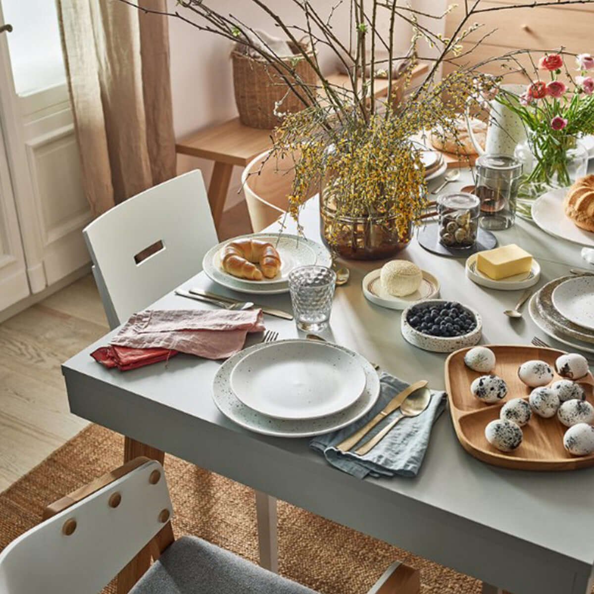 Голяма чиния PULVE 86213L-P17367D1 комплект от 2 части | Мебели VOX