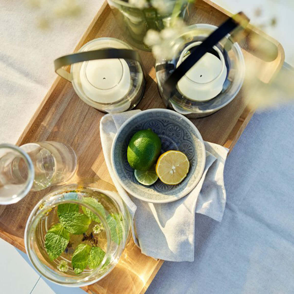 Керамична чиния голяма FERI 861030D-P407AM комплект от 2 бр. - сив | Мебели VOX