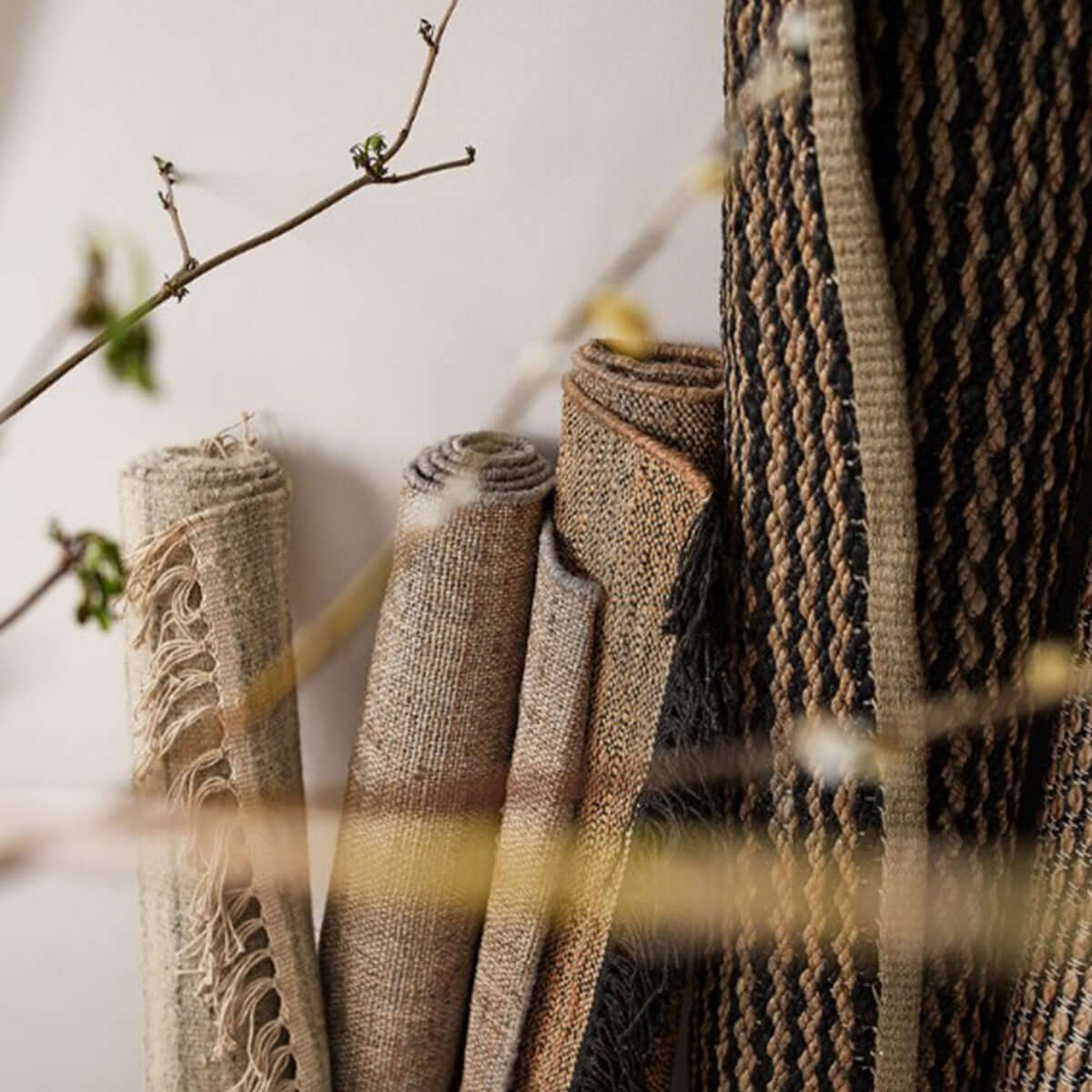 Килим 170 X 240 JUTE 586/1 - черен/юта I Мебели VOX