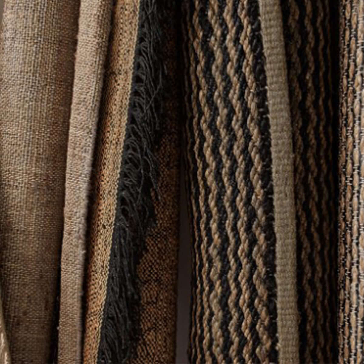 Килим 170 X 240 JUTE 586/1 - черен/юта I Мебели VOX