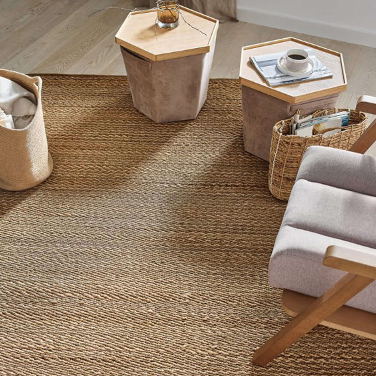 Килим 170 X 240 JUTE 586/1 - натурален | Мебели VOX