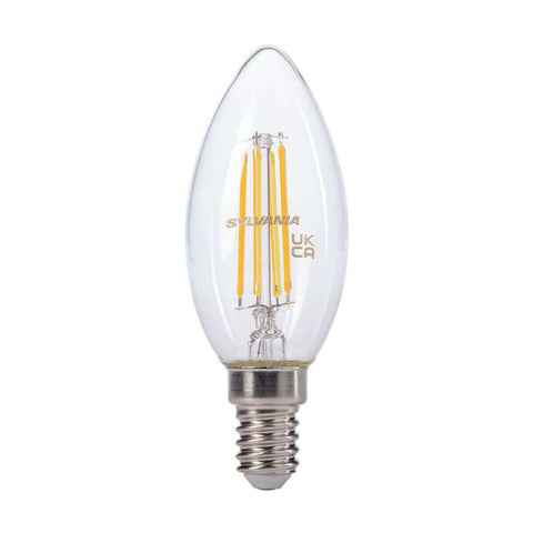 LED крушка SYLVANIA E14 RETRO - елипса 4.5W 470 LM 2700K I Мебели VOX