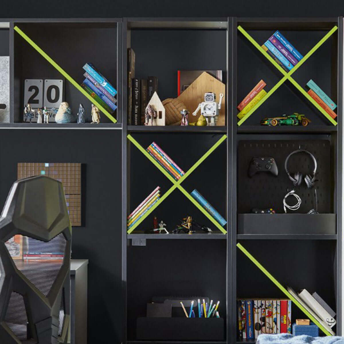 Метален органайзер YOUNG USERS I Мебели VOX