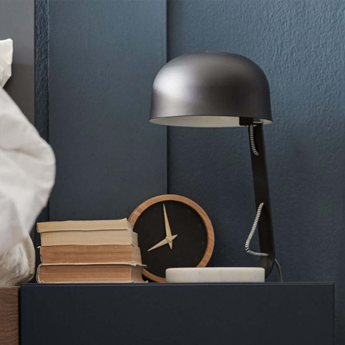 Метална лампа за маса COMPAN CO-414029MIC - черен I Мебели VOX