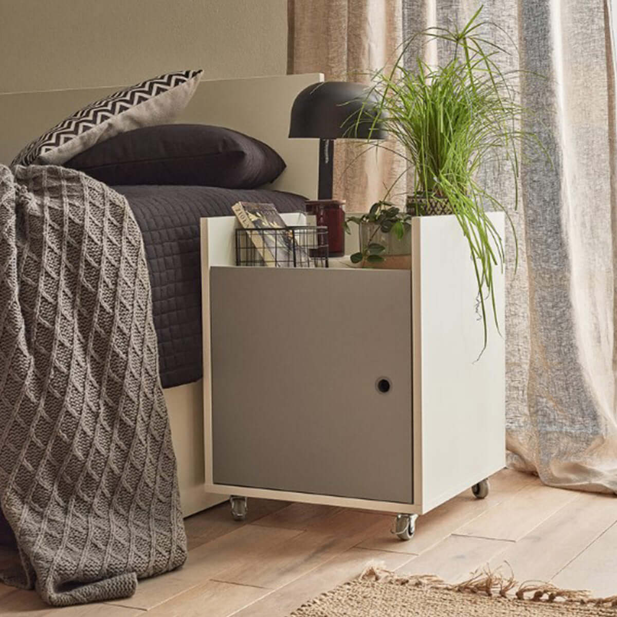 Метална лампа за маса COMPAN CO-414029MIC - черен I Мебели VOX