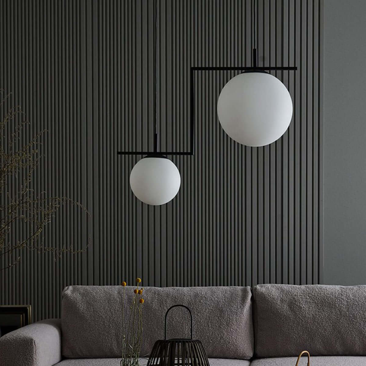 Окачена лампа ZAC 2 I Мебели VOX