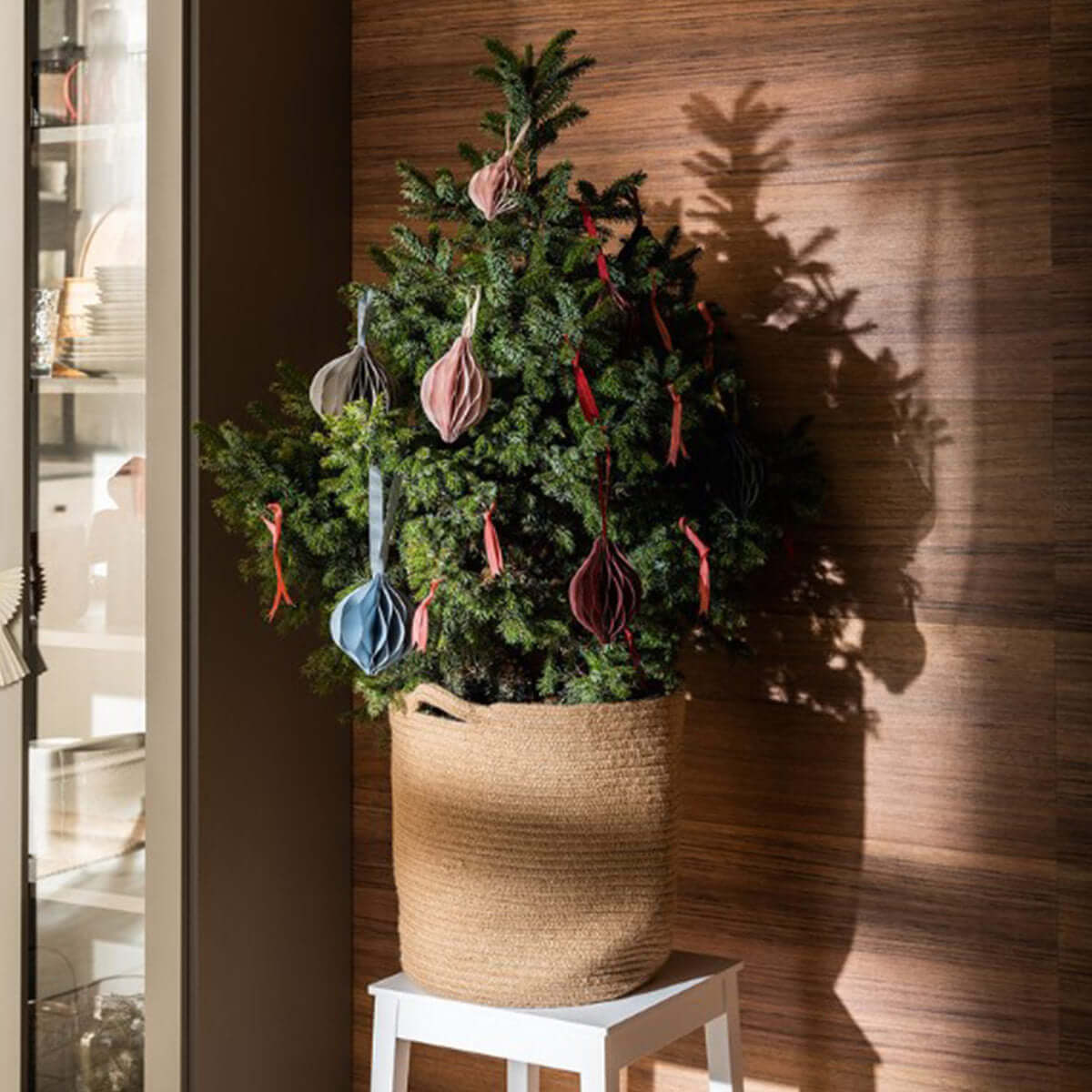 Плетен кош 40 X 38 MOTA B6007C4 - юта I Мебели VOX