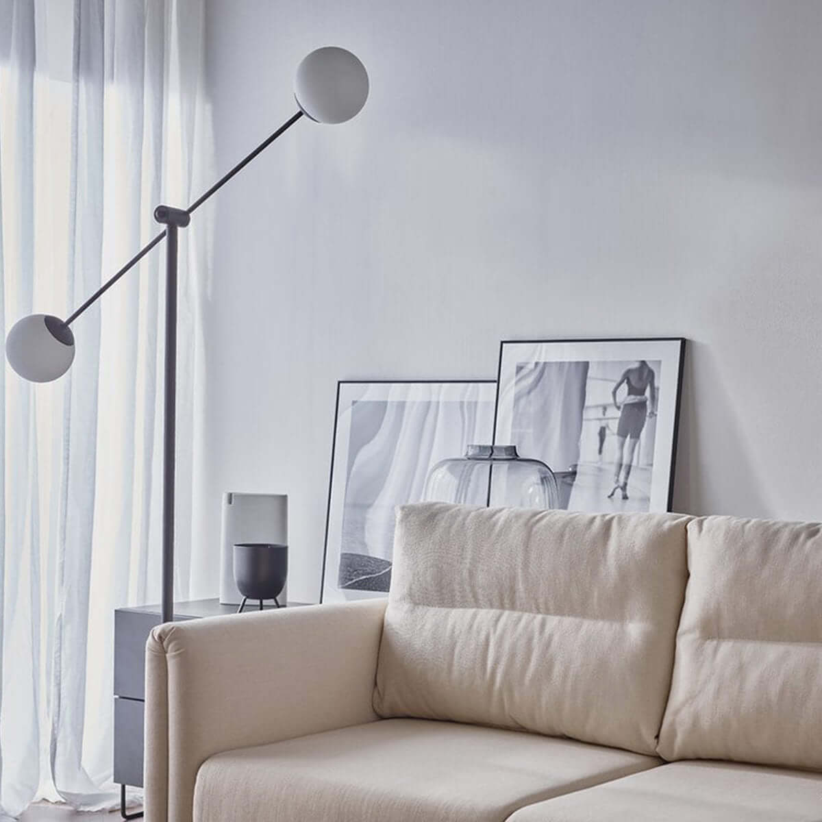 Подова лампа OHIO с глобуси I Мебели VOX