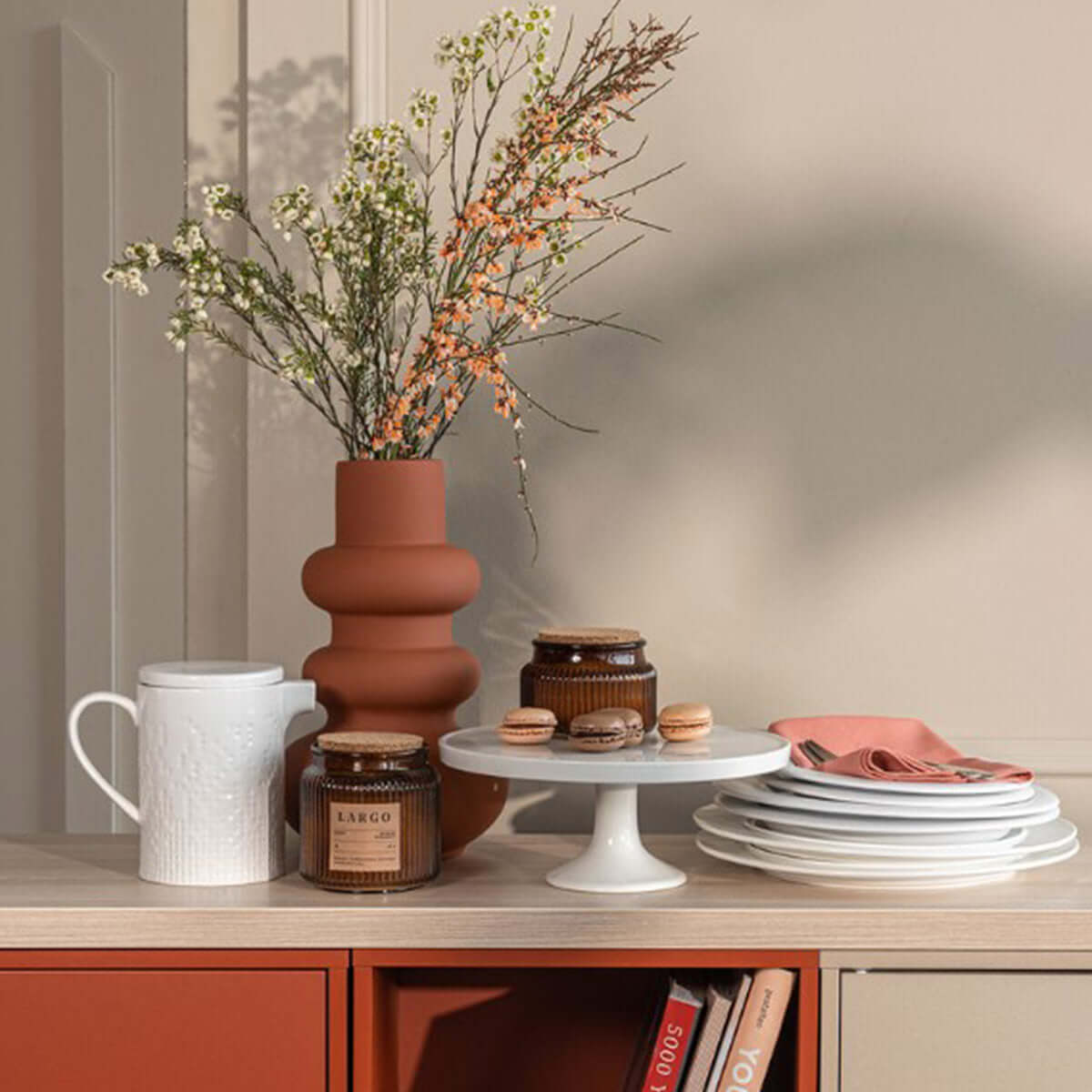 Порцеланова кана MOTIF LH3665-850 0,85L | Мебели VOX