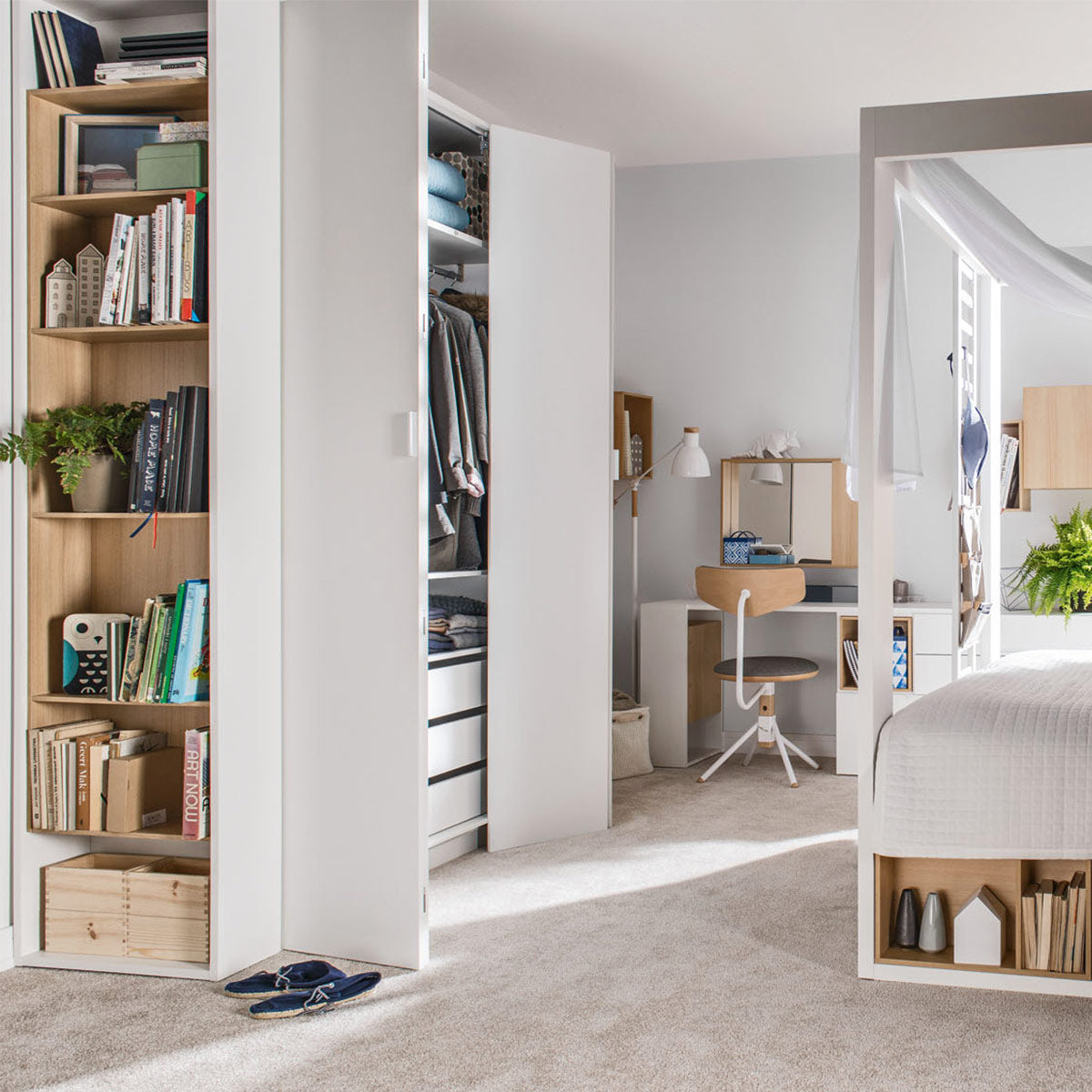 Библиотека за четрикрилен гардероб 206 4YOU I Мебели VOX