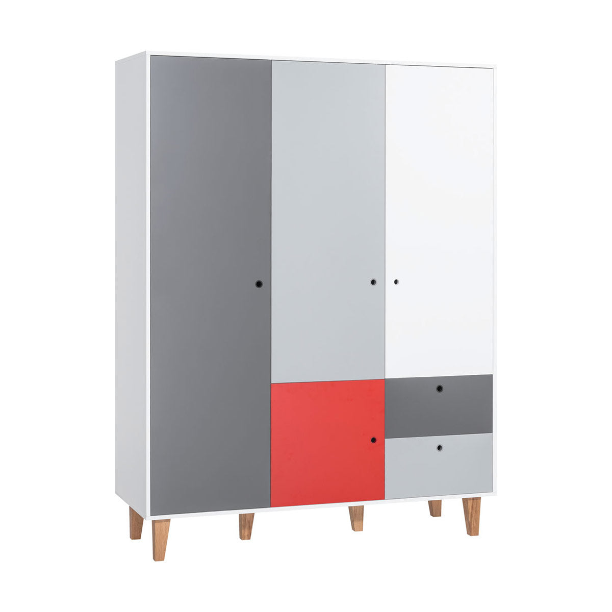 Гардероб трикрилен CONCEPT II на VOX Полша от Мебели VOX