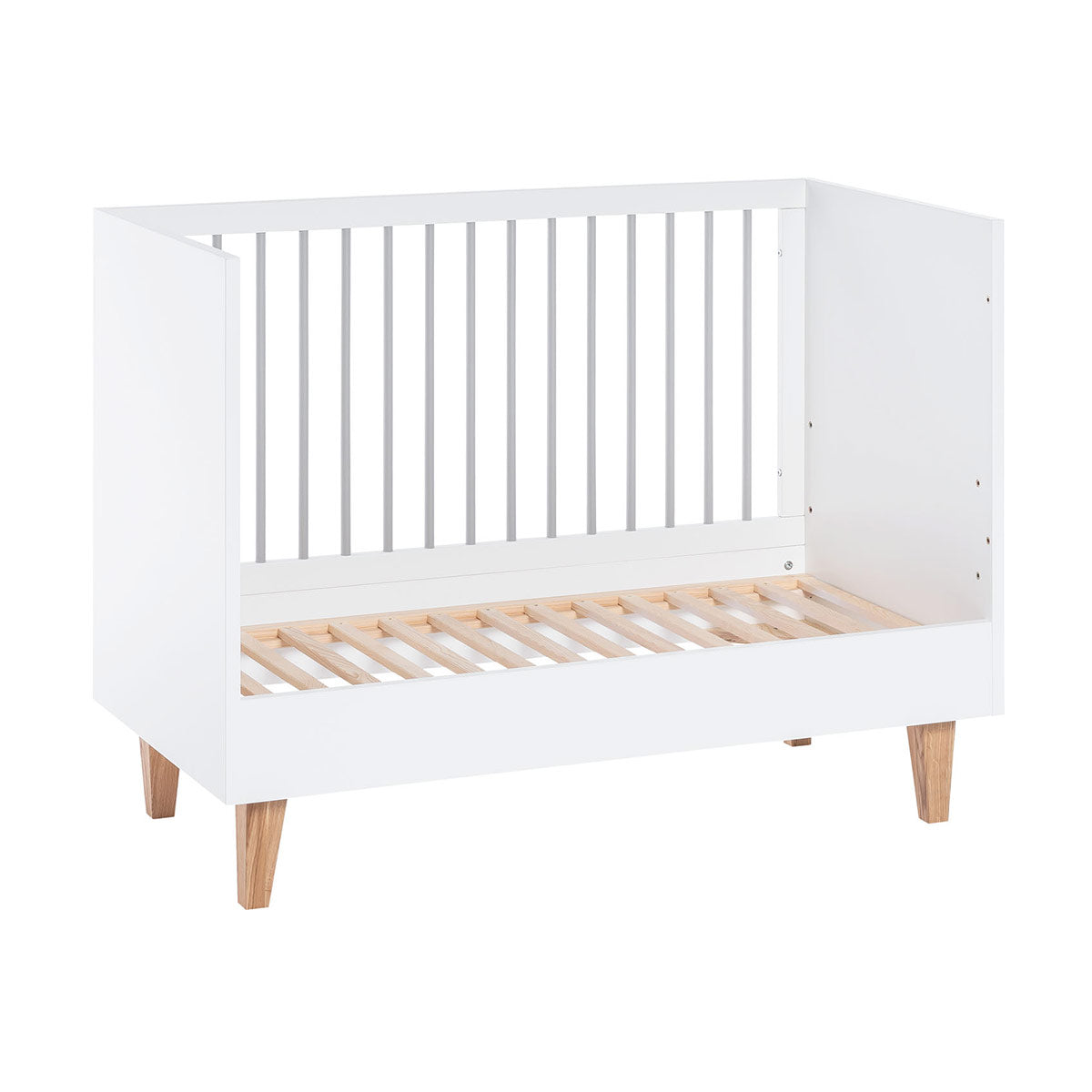 Детска кошара 60X120 Concept by VOX (Baby) – бял/сив на VOX Полша от Мебели VOX