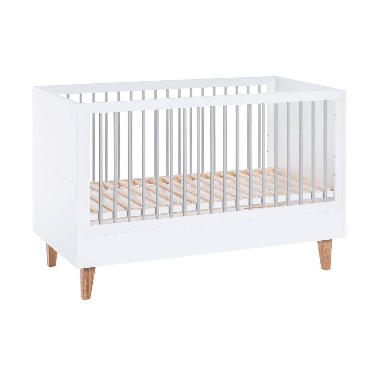 Детска кошара 70X140 Concept by VOX (Baby) – бял/сив на VOX Полша от Мебели VOX