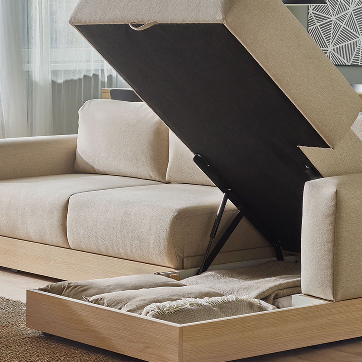 Ъглов диван с декоративна лента STELLO | Мебели VOX