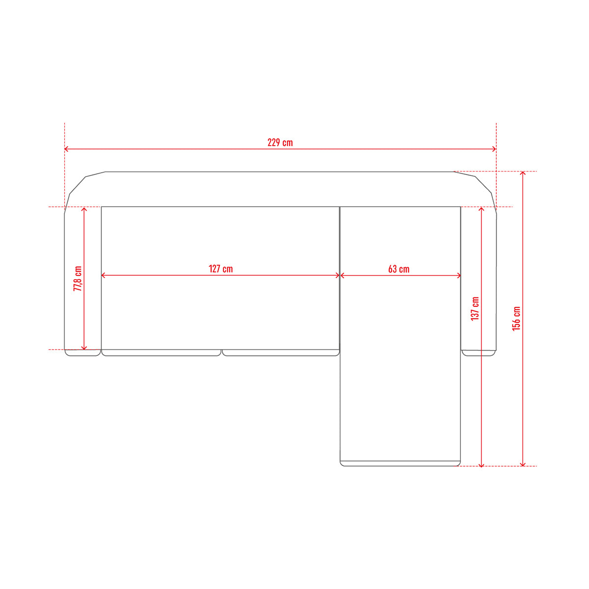 Ъглов разтегателен диван COTTA I Мебели VOX