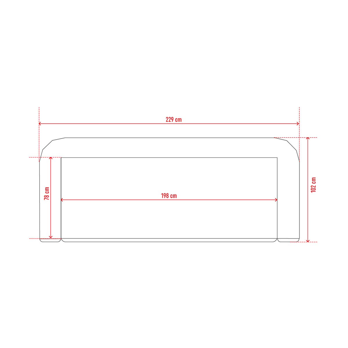 Триместен разтегателен диван COTTA I Мебели VOX
