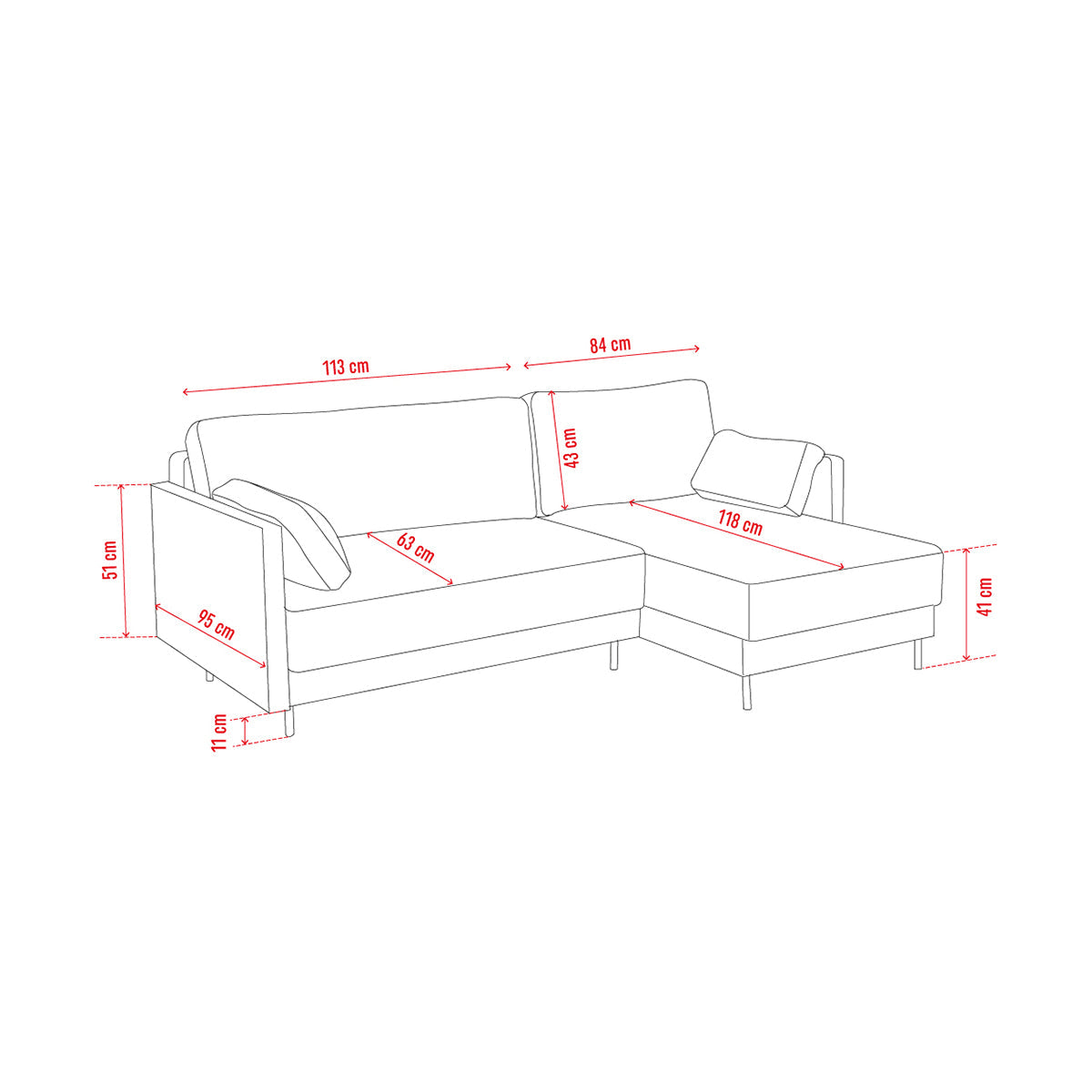 Ъглов разтегателен диван ESTAR I Мебели VOX