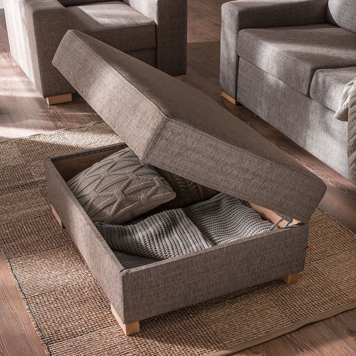 Правоъгълна табуретка MILTON MAX I Мебели VOX