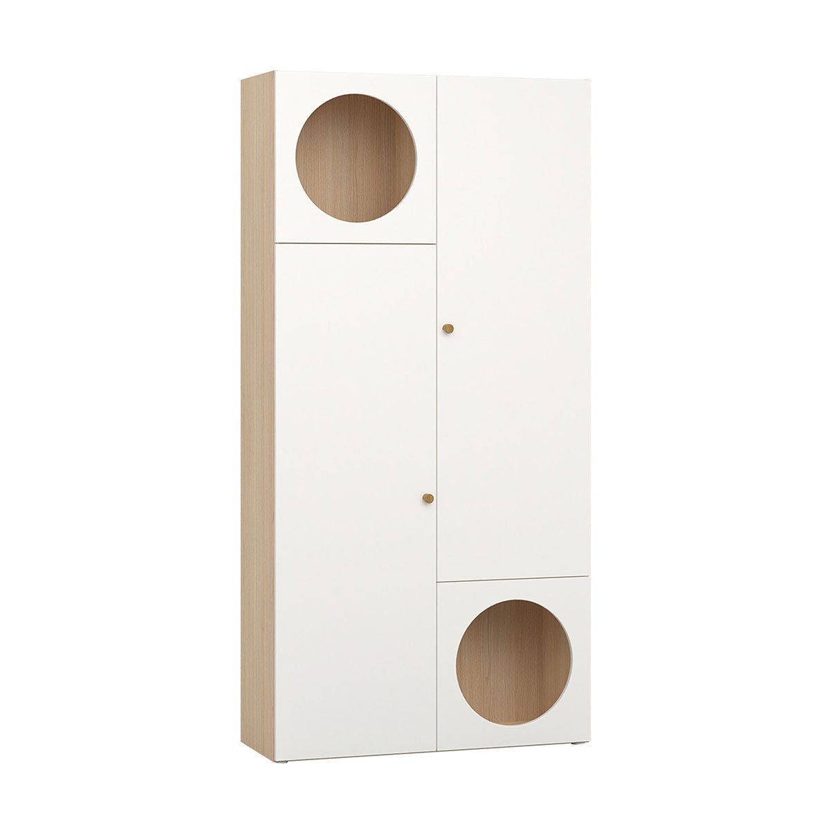 Библиотека широка RELI с 2 цели врати и 2 врати с отвор | Мебели VOX