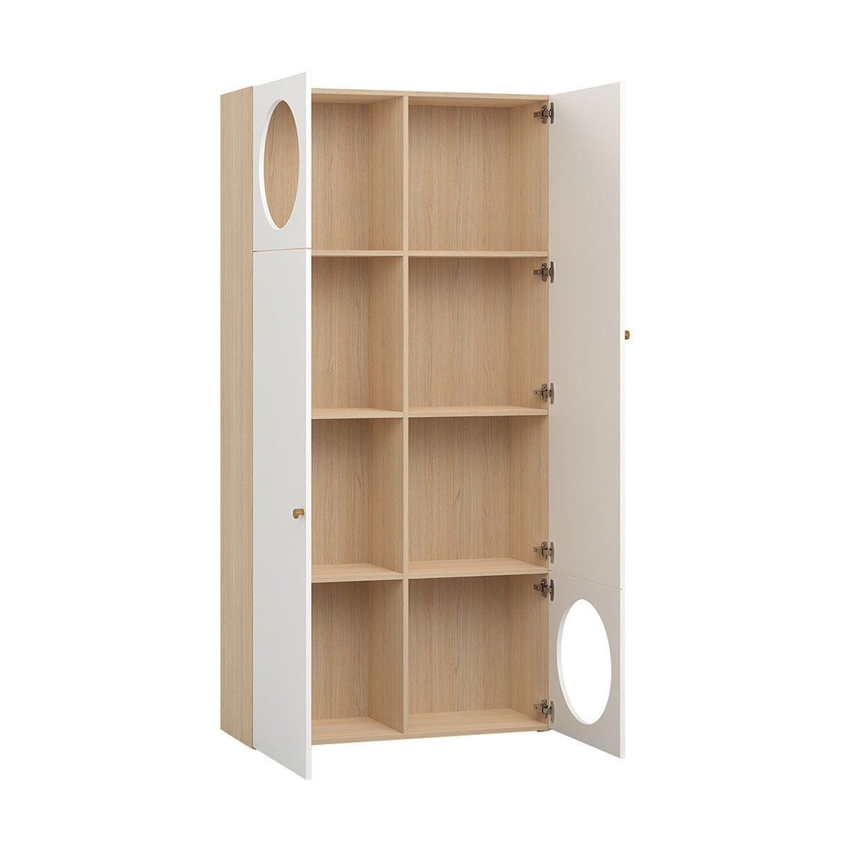 Библиотека широка RELI с 2 цели врати и 2 врати с отвор | Мебели VOX