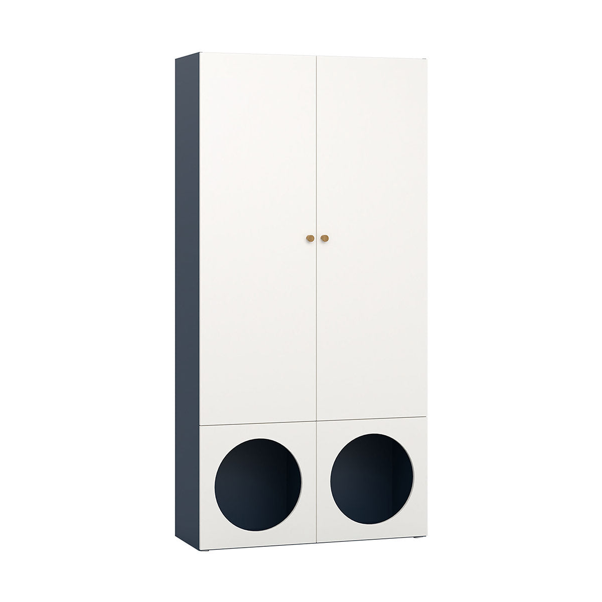 Библиотека широка RELI с 2 цели врати и 2 врати с отвор | Мебели VOX