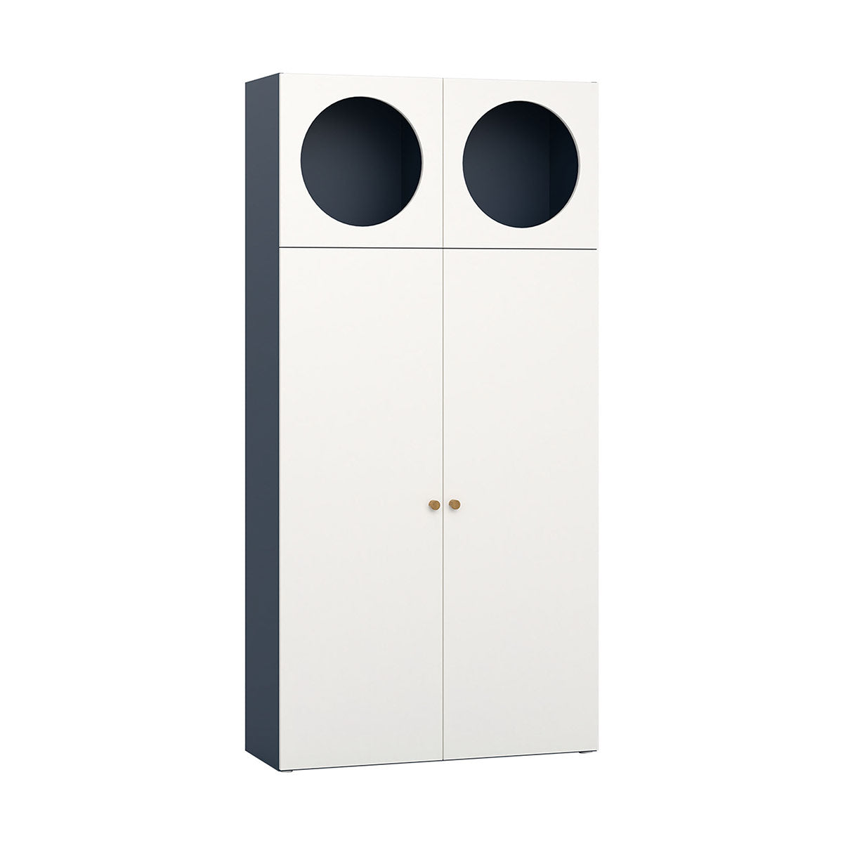 Библиотека широка RELI с 2 цели врати и 2 врати с отвор | Мебели VOX