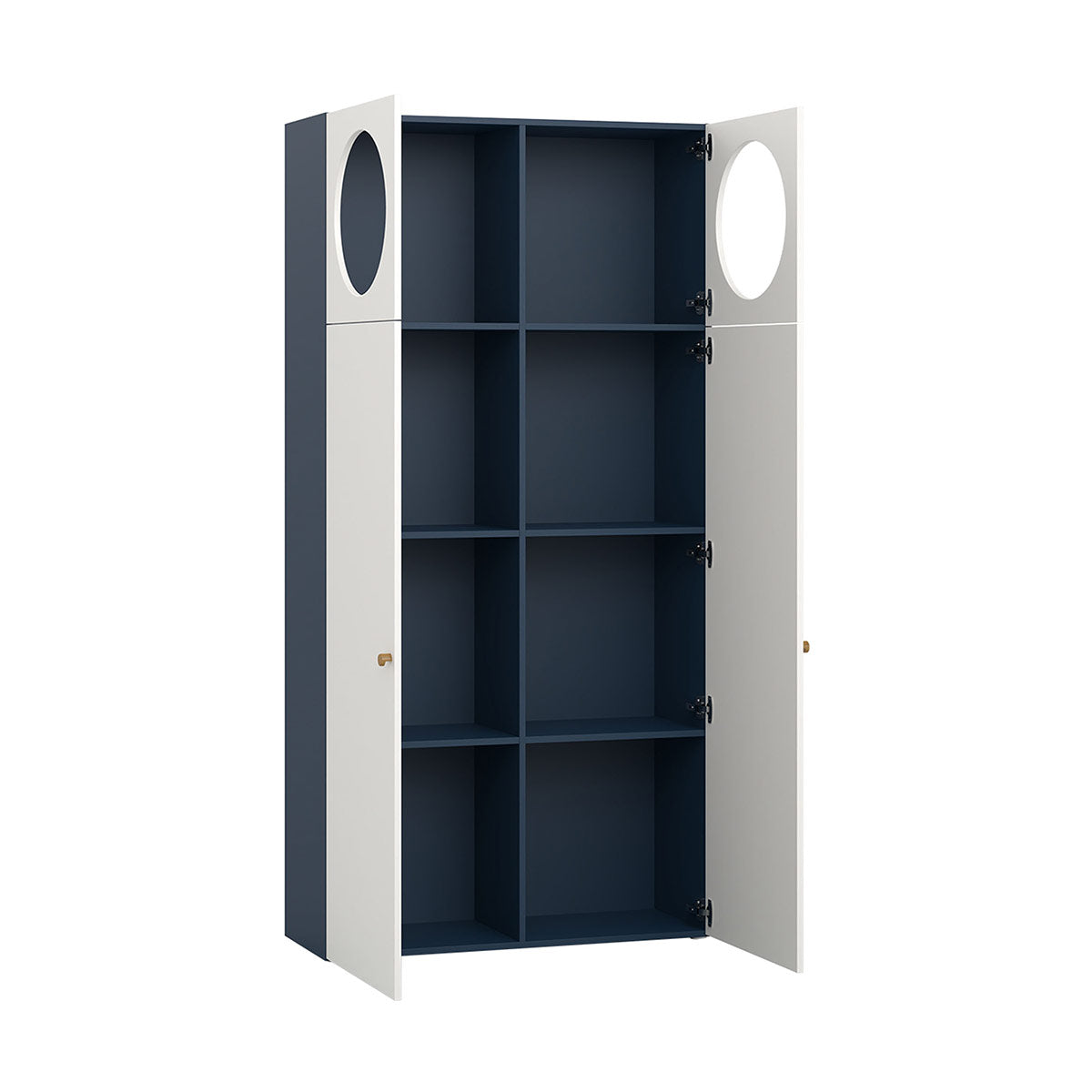 Библиотека широка RELI с 2 цели врати и 2 врати с отвор | Мебели VOX