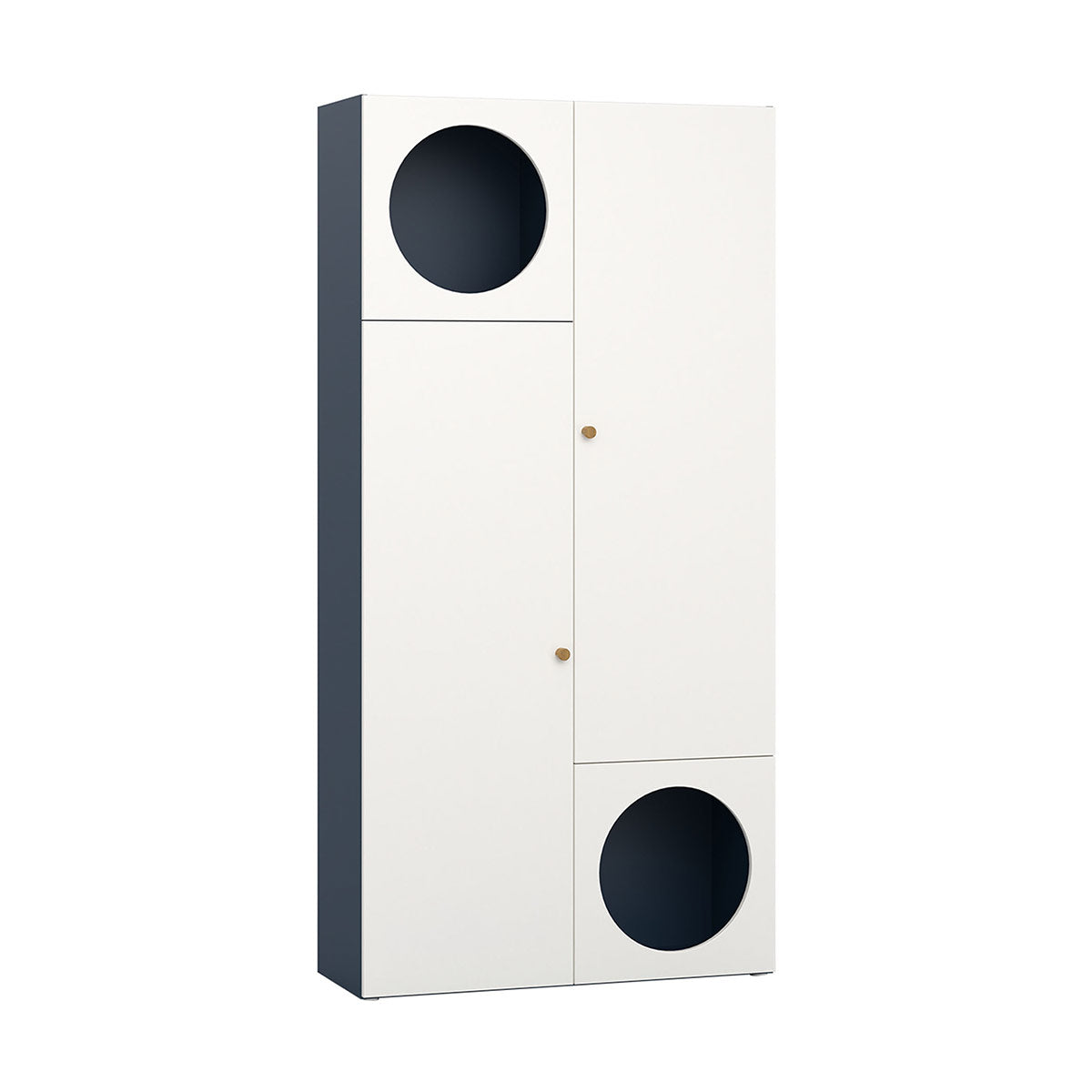 Библиотека широка RELI с 2 цели врати и 2 врати с отвор | Мебели VOX