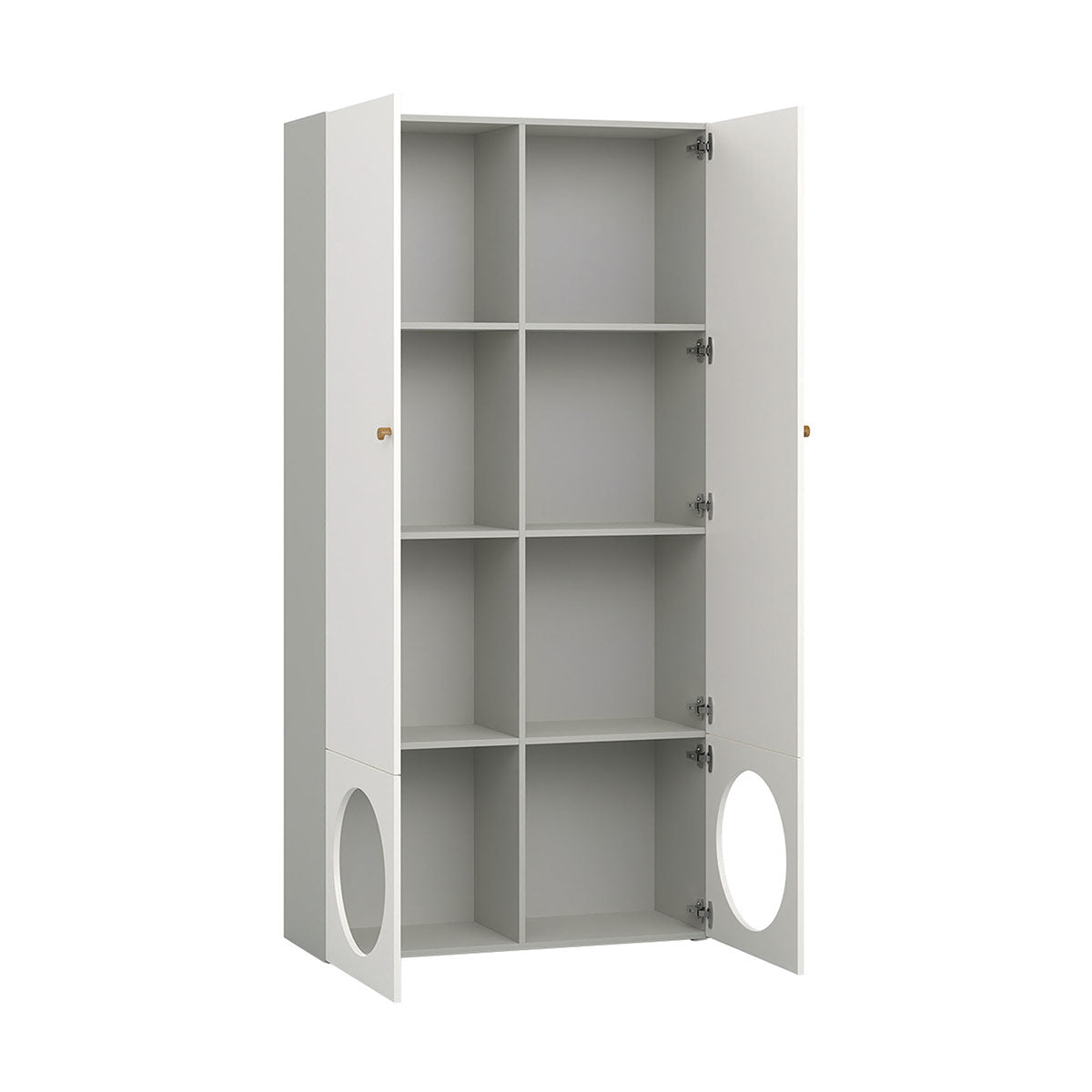 Библиотека широка RELI с 2 цели врати и 2 врати с отвор | Мебели VOX