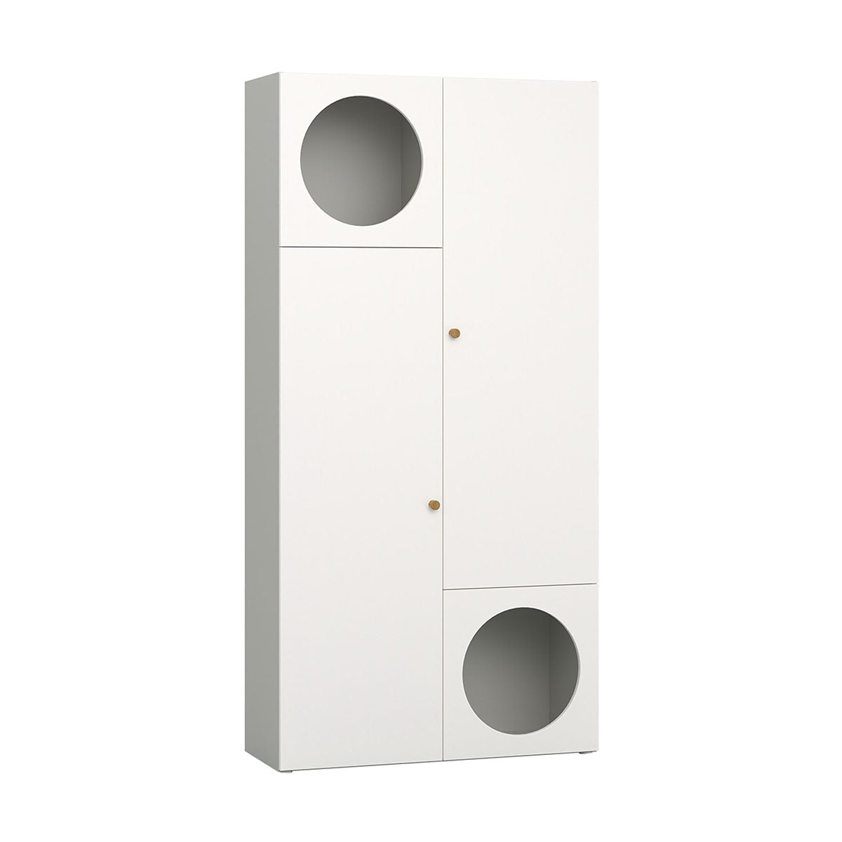 Библиотека широка RELI с 2 цели врати и 2 врати с отвор | Мебели VOX