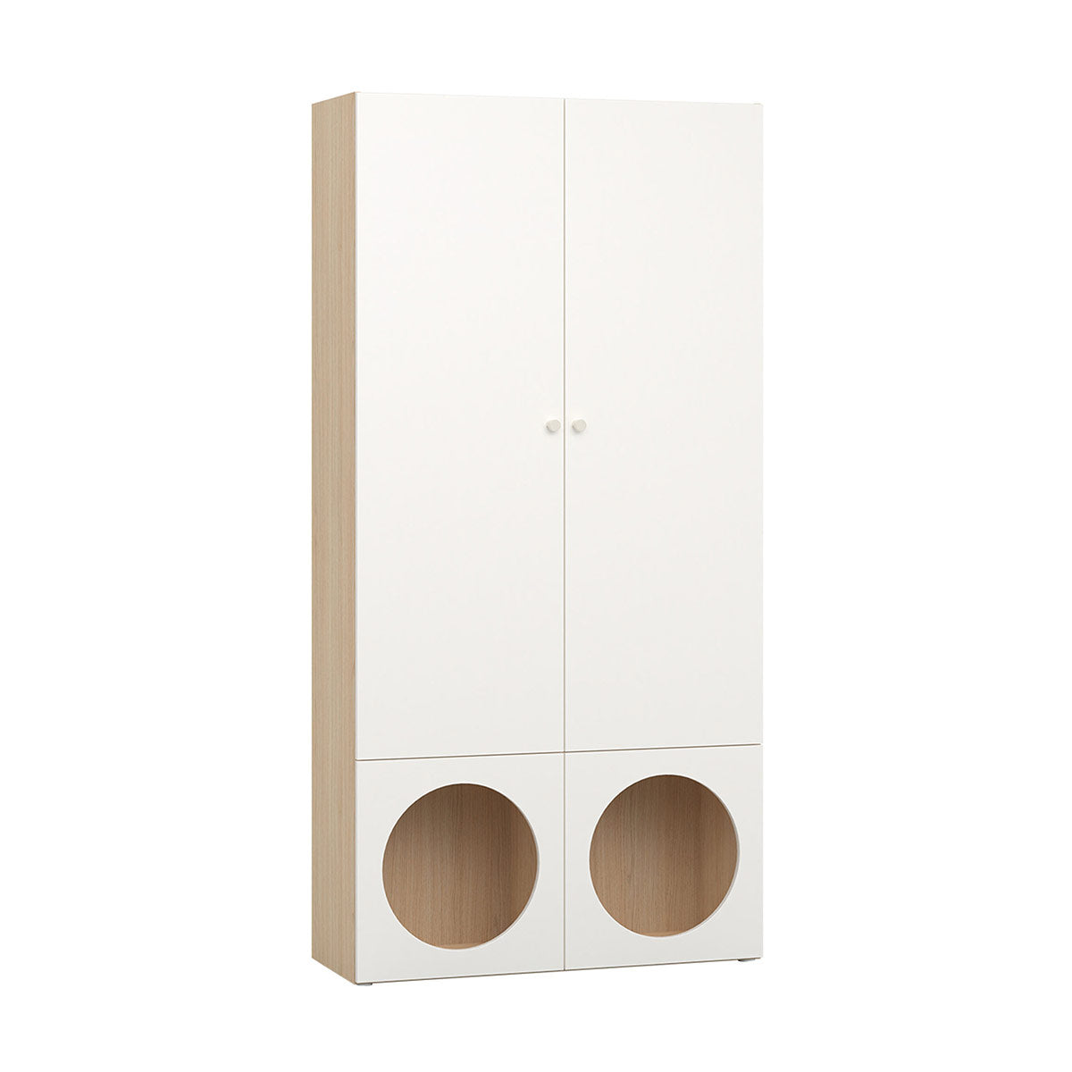 Библиотека широка RELI с 2 цели врати и 2 врати с отвор | Мебели VOX