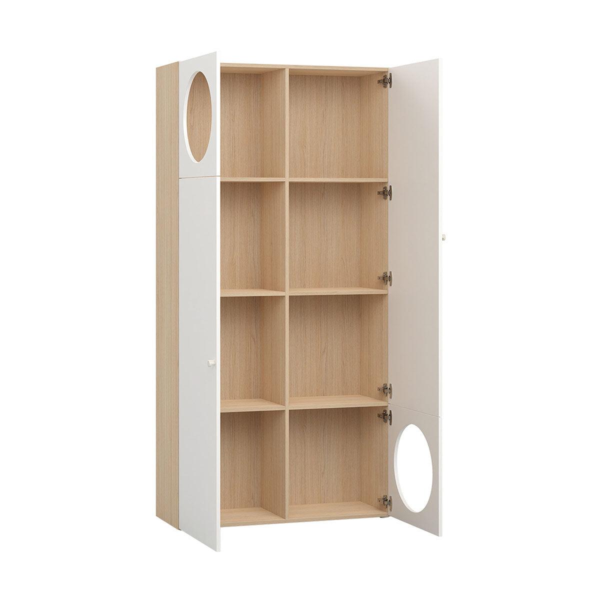 Библиотека широка RELI с 2 цели врати и 2 врати с отвор | Мебели VOX