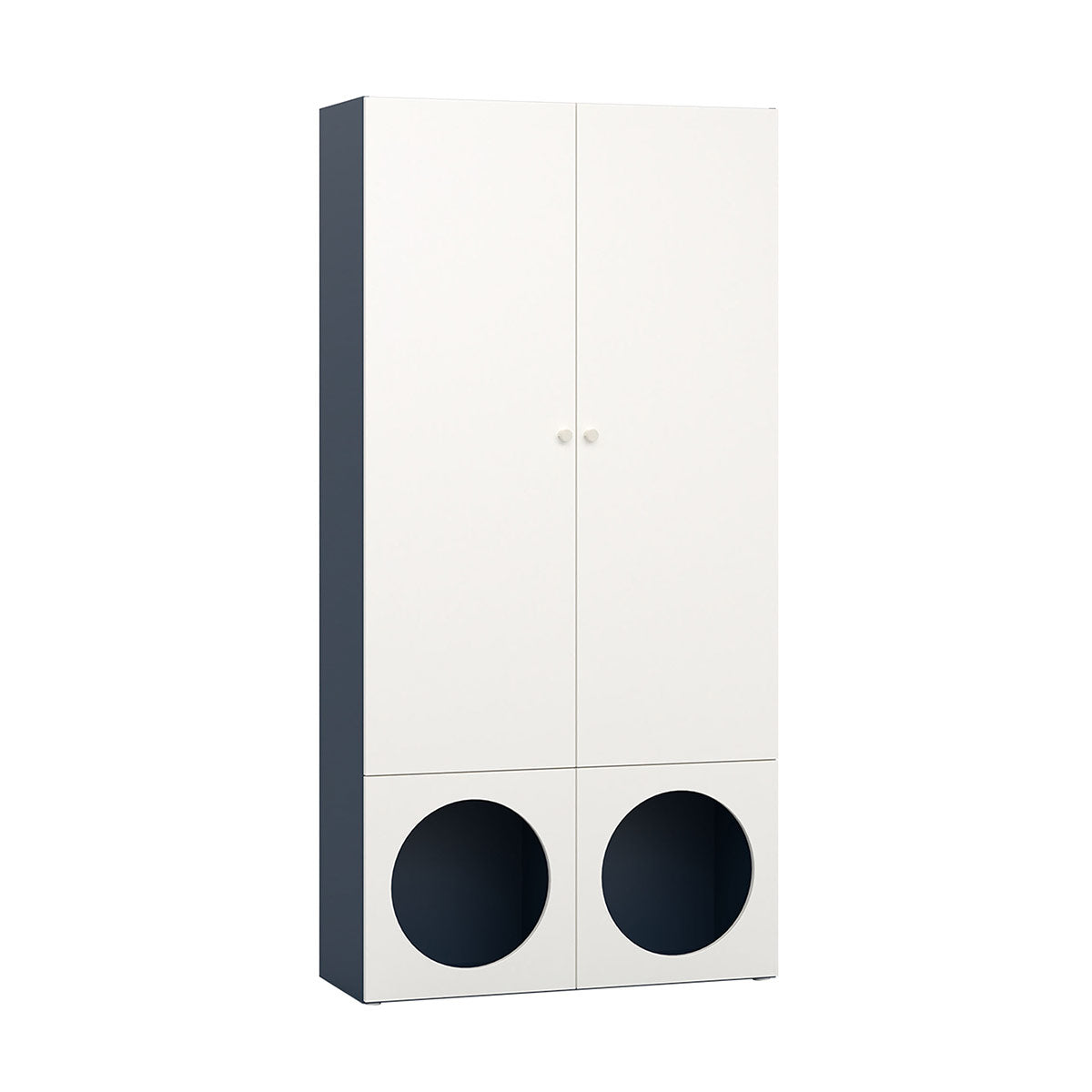 Библиотека широка RELI с 2 цели врати и 2 врати с отвор | Мебели VOX