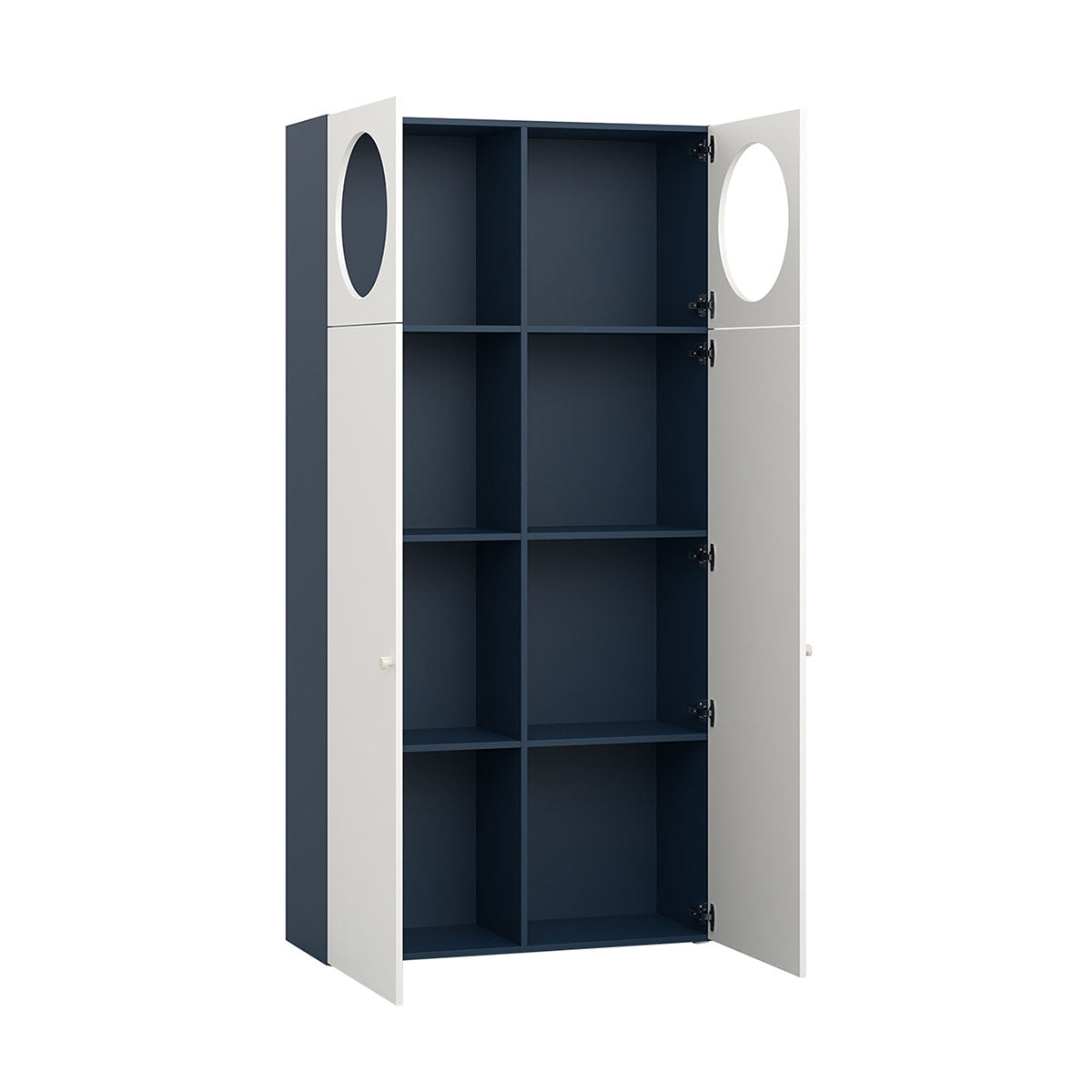 Библиотека широка RELI с 2 цели врати и 2 врати с отвор | Мебели VOX