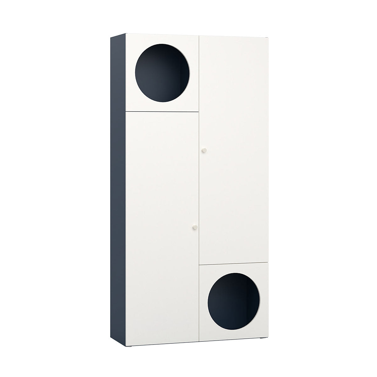 Библиотека широка RELI с 2 цели врати и 2 врати с отвор | Мебели VOX