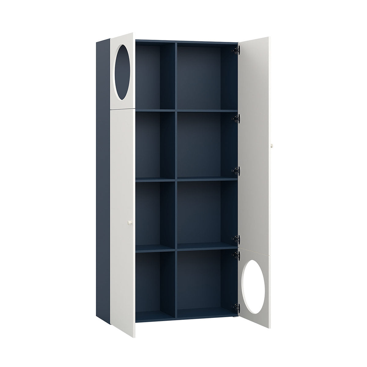 Библиотека широка RELI с 2 цели врати и 2 врати с отвор | Мебели VOX