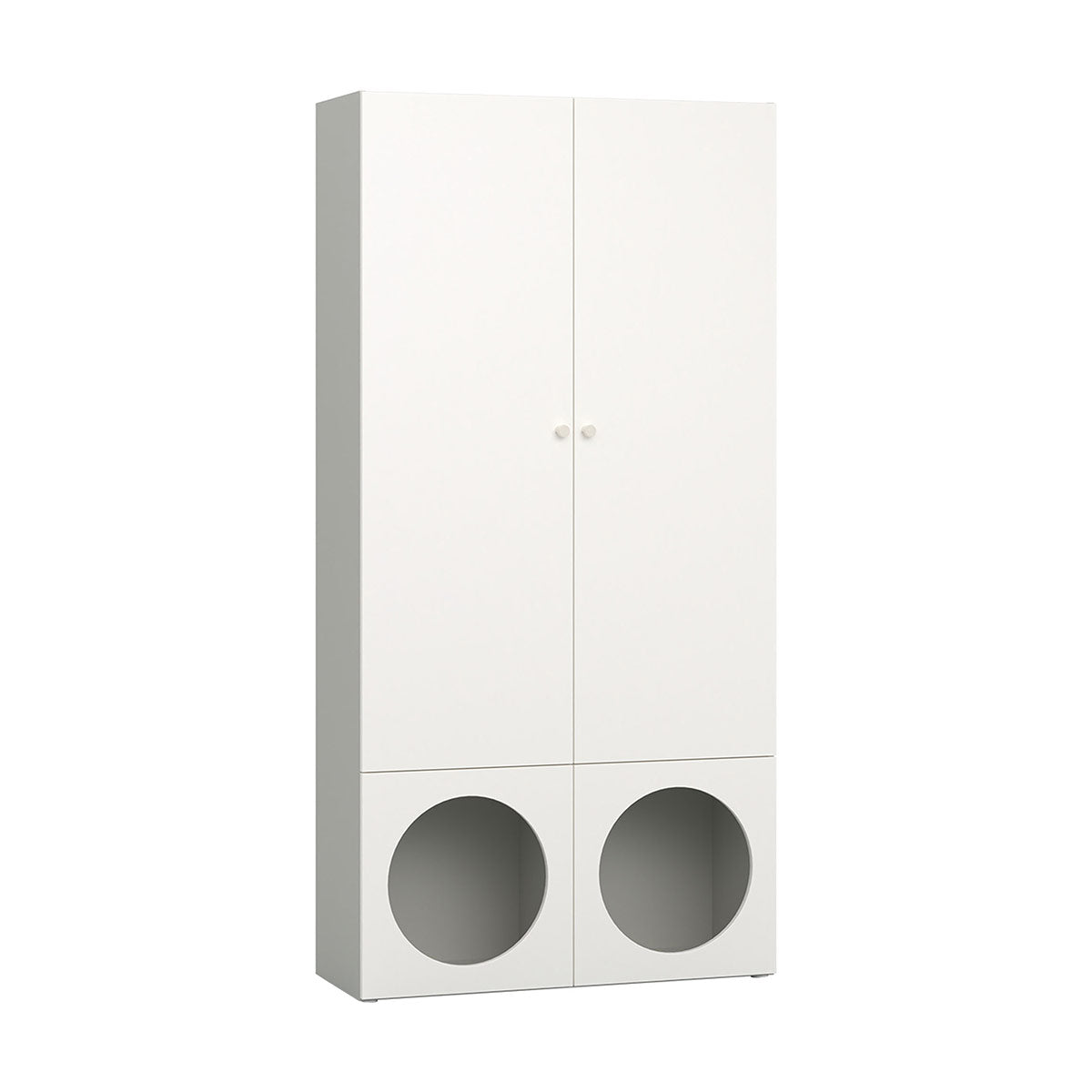 Библиотека широка RELI с 2 цели врати и 2 врати с отвор | Мебели VOX