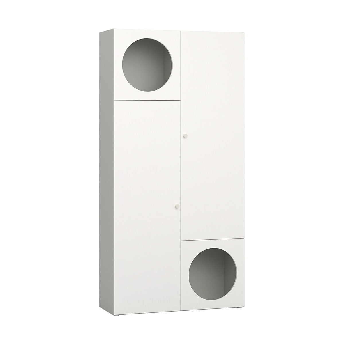 Библиотека широка RELI с 2 цели врати и 2 врати с отвор | Мебели VOX